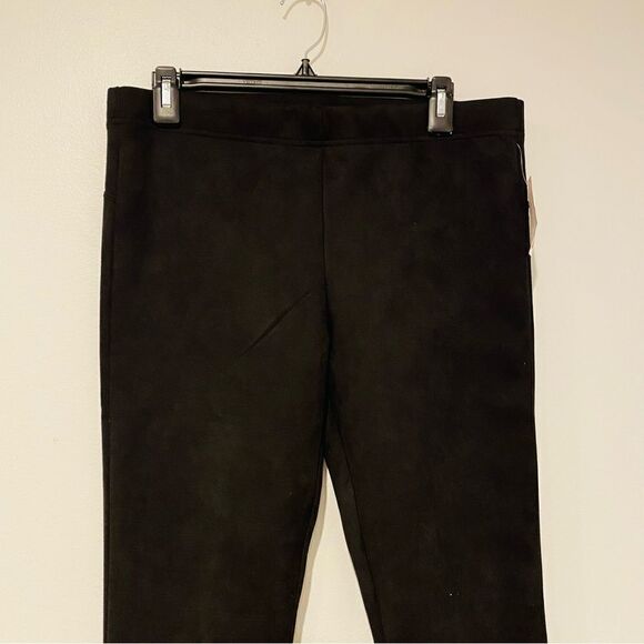 David Lerner NY Black Super Soft Leggings Size Large - Picture 3 of 7